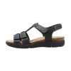 se précipiter pour acheter Clarks April Cove – Sandales Compensées – Black 20