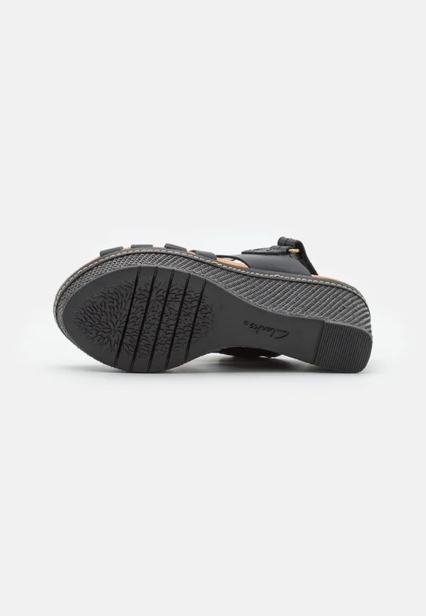 Clarks Elleri Grace – Sandales À Plateforme – Black Top ventes 6