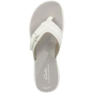Clarks Brinkley – Tongs – White Synthetic ﻿soldes 11