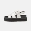 Clarks Orianna Over – Sandales À Plateforme – Silver Metallic Les achats en ligne 20