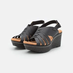 Clarks Elleri Grace – Sandales À Plateforme – Black Top ventes 12