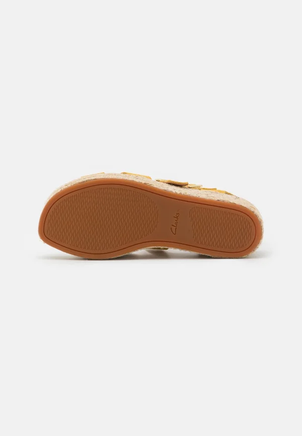 prix pas cher Clarks Kimmei Buckle – Sandales À Plateforme – Yellow 6