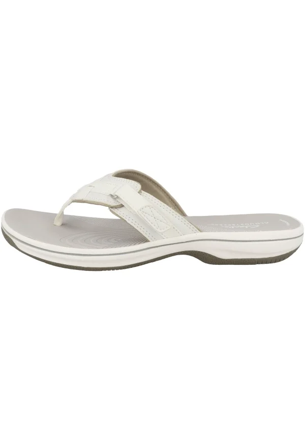 Clarks Brinkley – Tongs – White Synthetic ﻿soldes 1