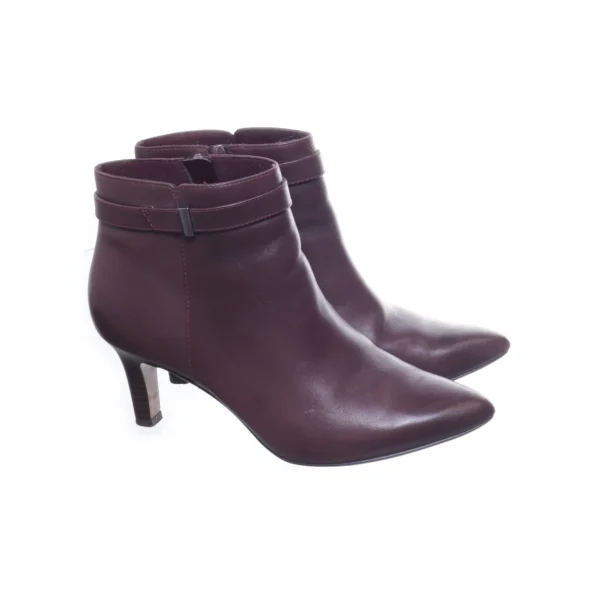 Clarks Heeled Boots Red SHOES-EU-39 Women soldes 1