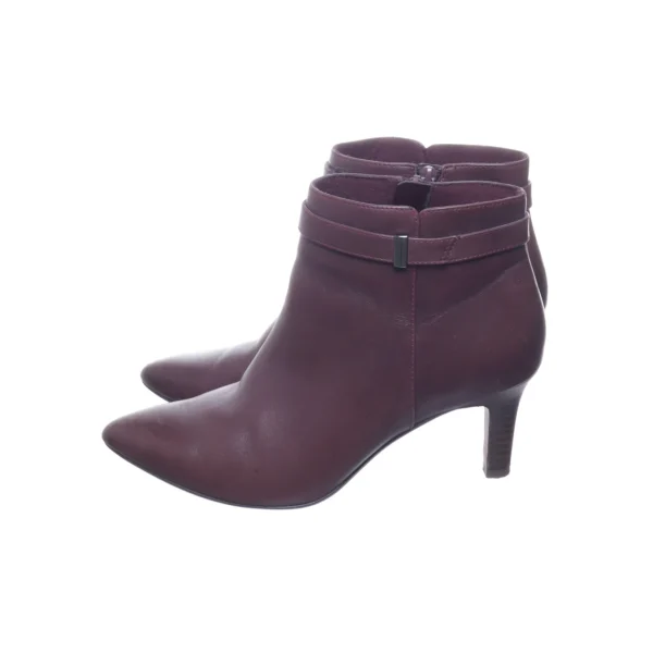 Clarks Heeled Boots Red SHOES-EU-39 Women soldes 4