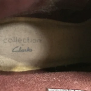 Clarks Heeled Boots Red SHOES-EU-39 Women soldes 17