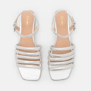 Meilleur Prix Garanti Clarks Seren Part – Sandales – Silver Metallic 18