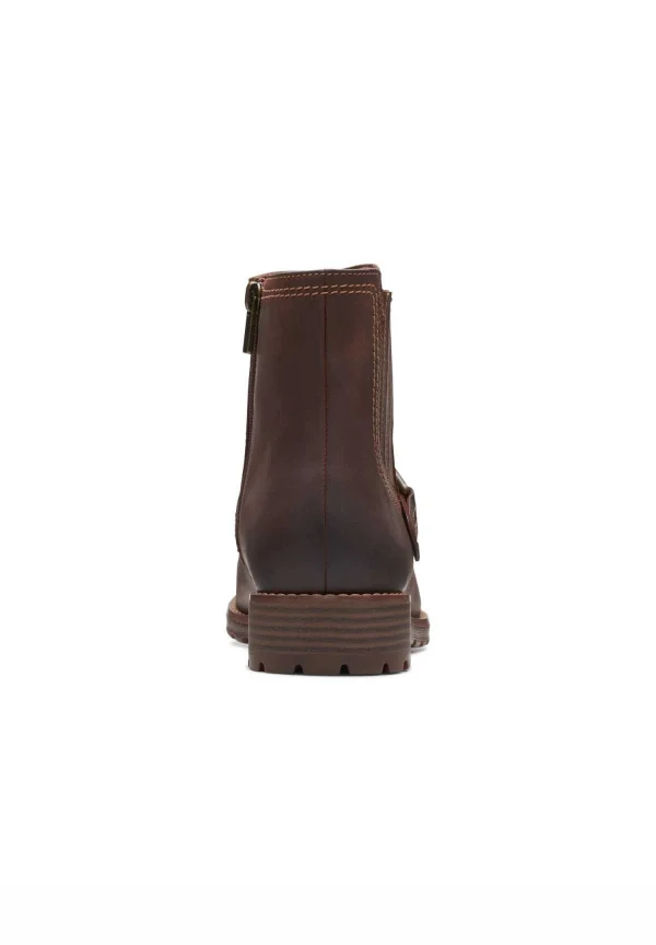 Paris Clarks Aspra Buckle – Boots À Talons – British Tan Lea 4