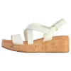 Clarks Cuir Kimmei – Sandales À Plateforme – Blanc Livraison rapide 22