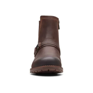 Paris Clarks Aspra Buckle – Boots À Talons – British Tan Lea 14